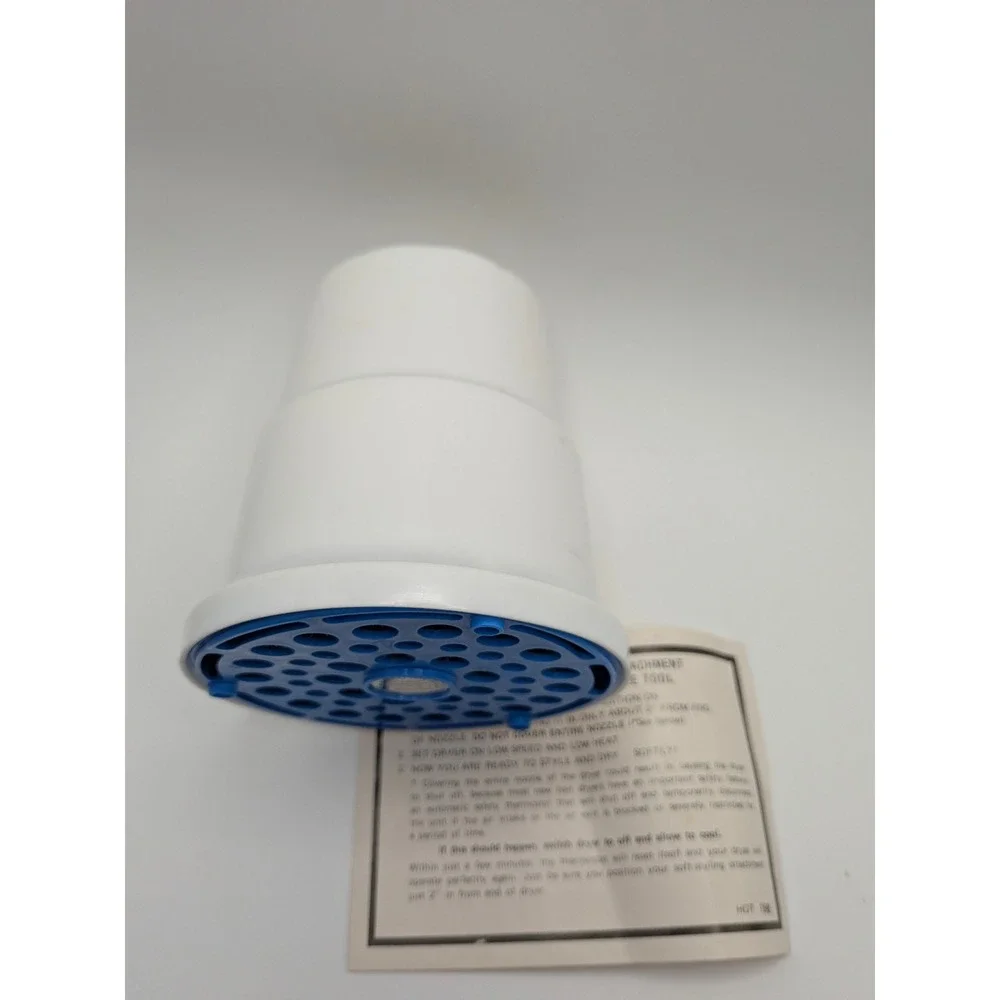 Vtg Helen of Troy WonderAire 2221 Hair Dryer Air Diffuser Attachment Blue volume